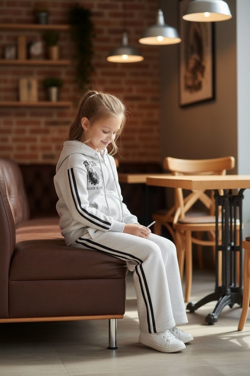 MBM Костюм теплий дівчинка на блискавці