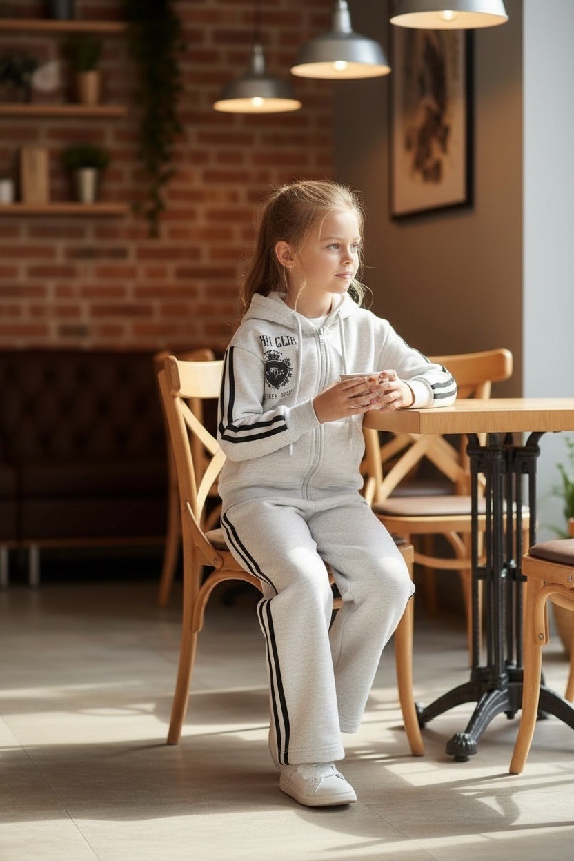 MBM Костюм теплий дівчинка на блискавці