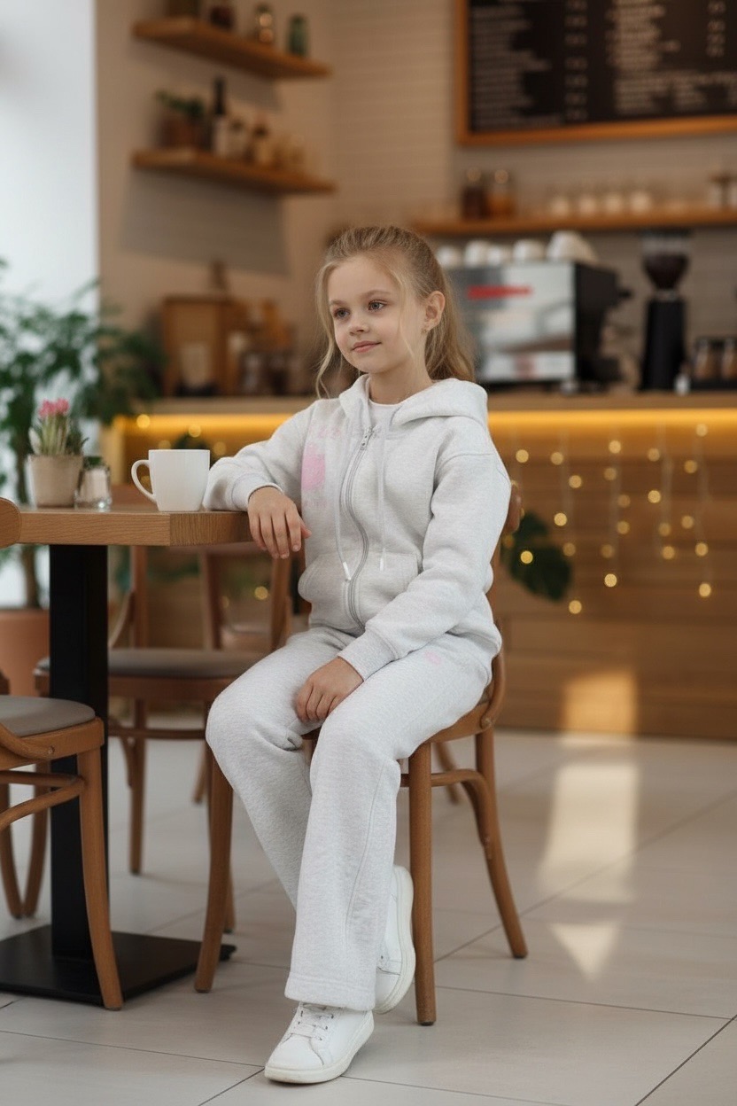 MBM Костюм теплий дівчинка на блискавці