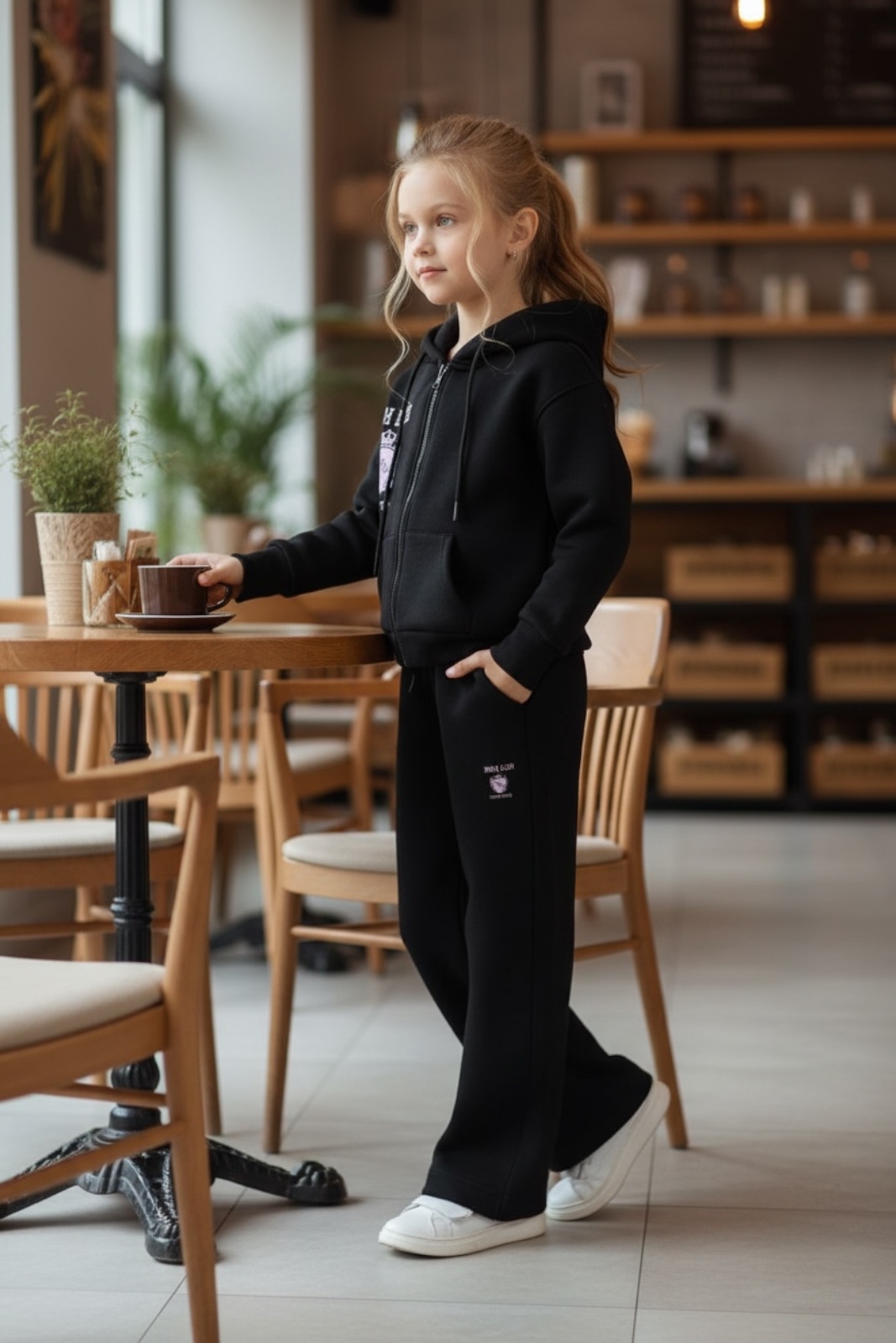 MBM Костюм теплий дівчинка на блискавці