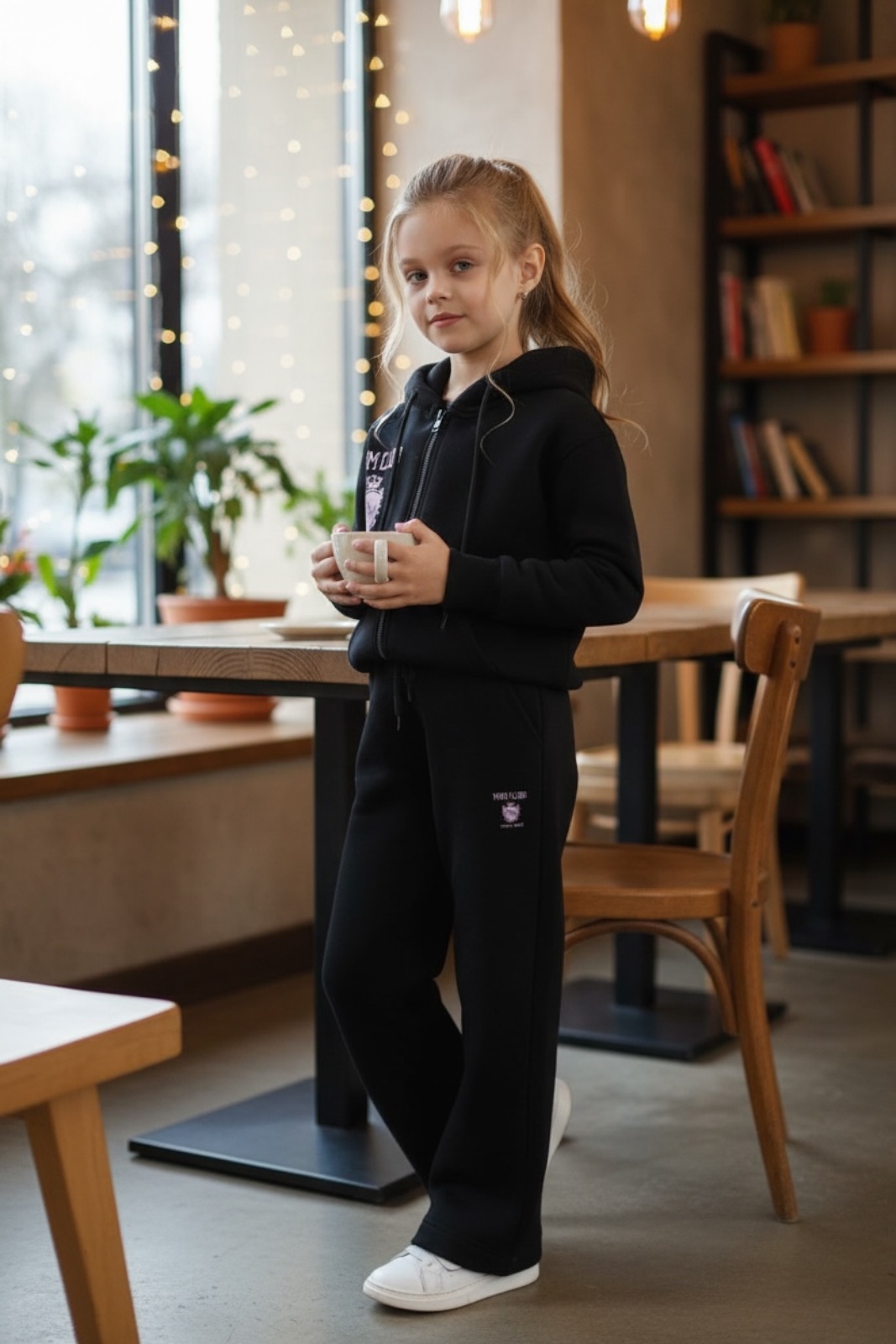 MBM Костюм теплий дівчинка на блискавці