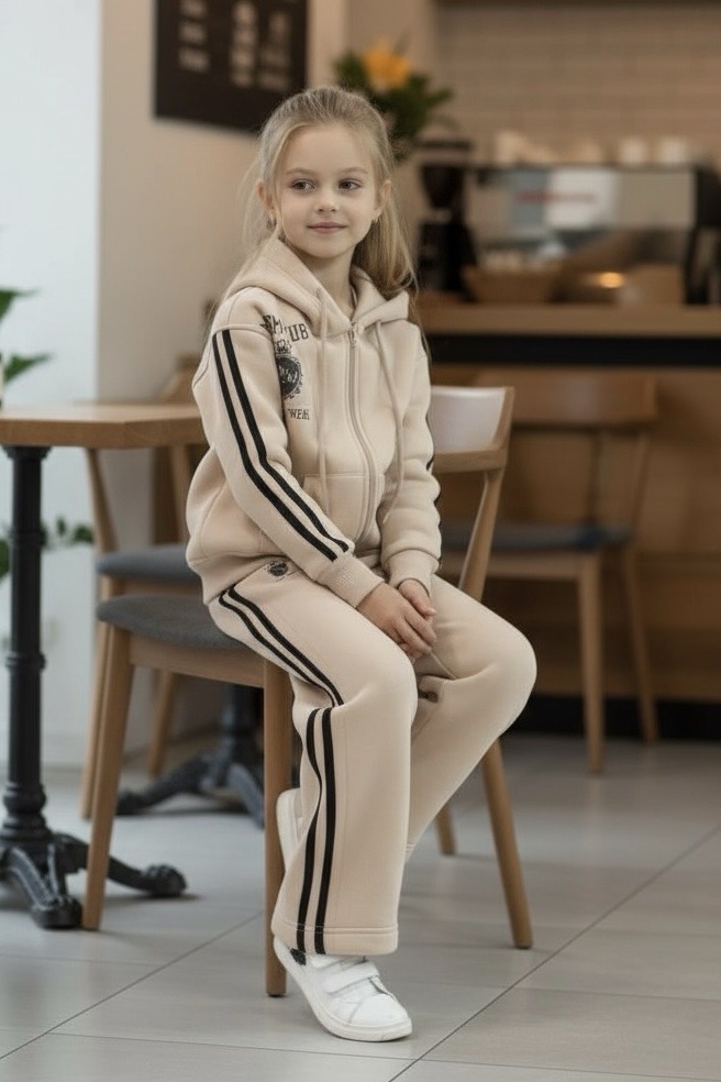 MBM Костюм теплий дівчинка на блискавці