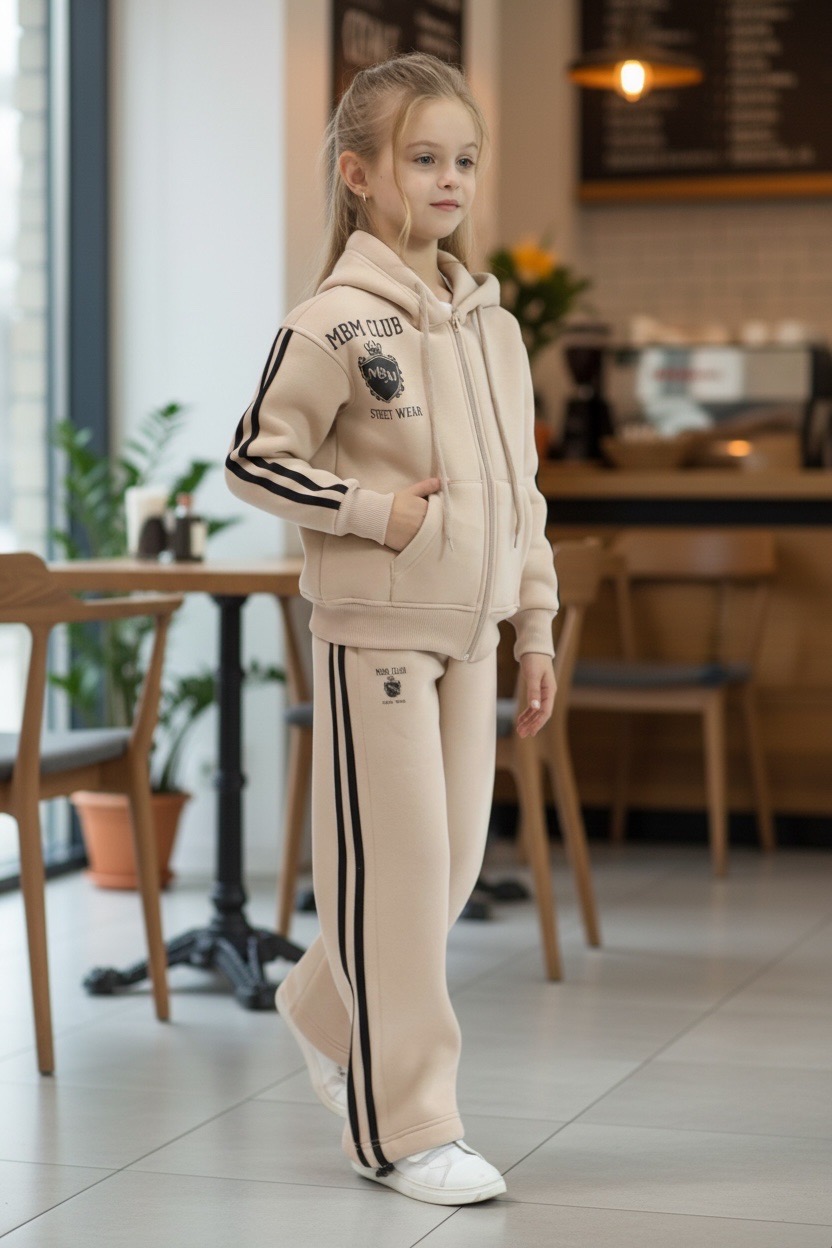 MBM Костюм теплий дівчинка на блискавці