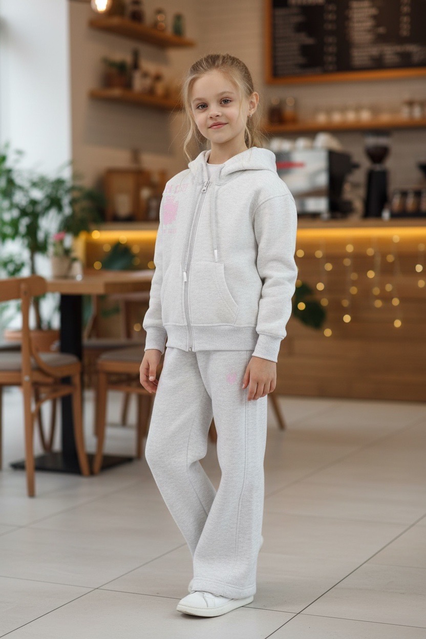 MBM Костюм теплий дівчинка на блискавці