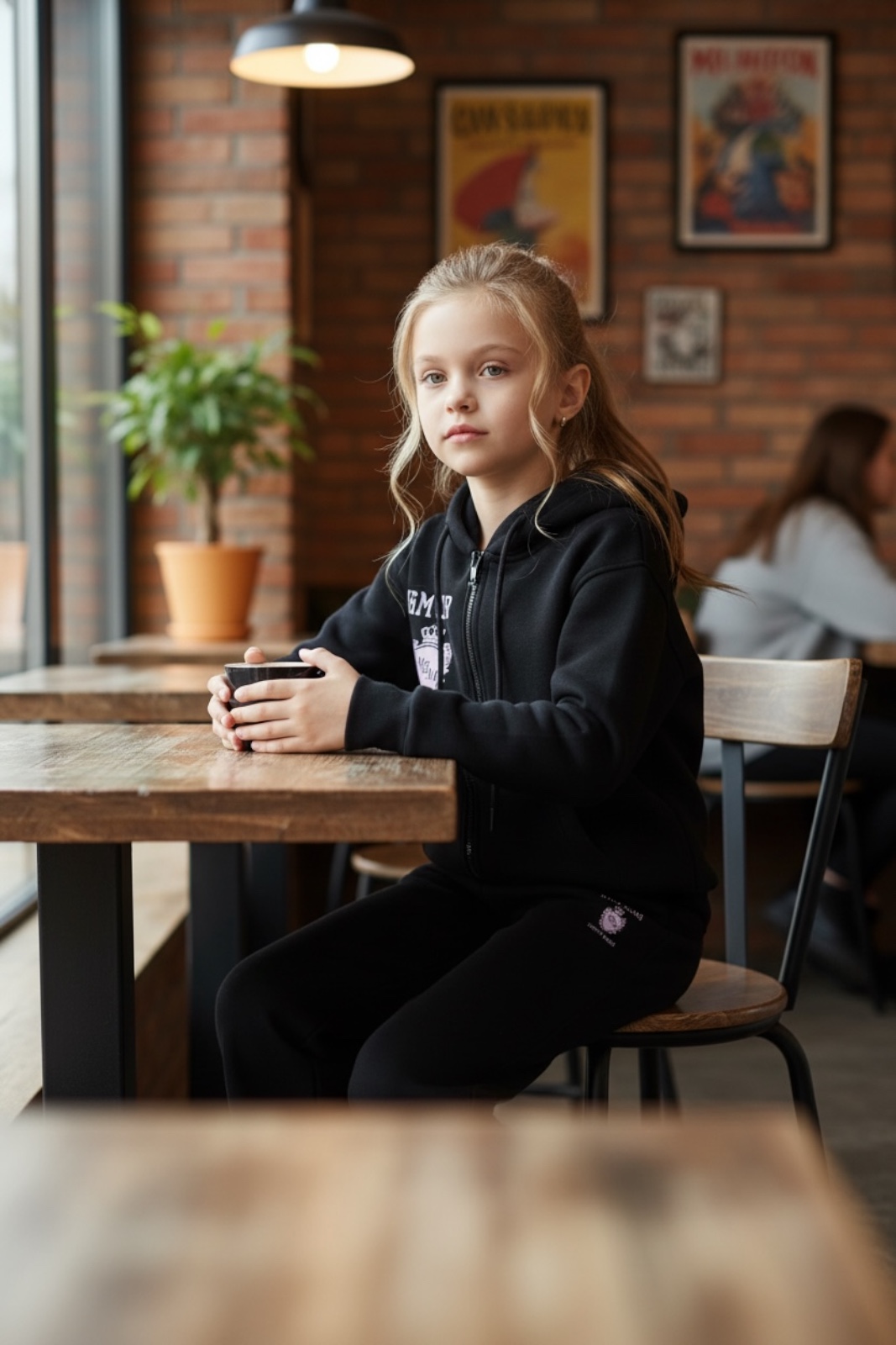 MBM Костюм теплий дівчинка на блискавці