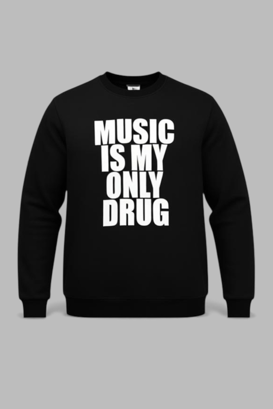 MBM Світшот mbm чорни з принтом чоловічий