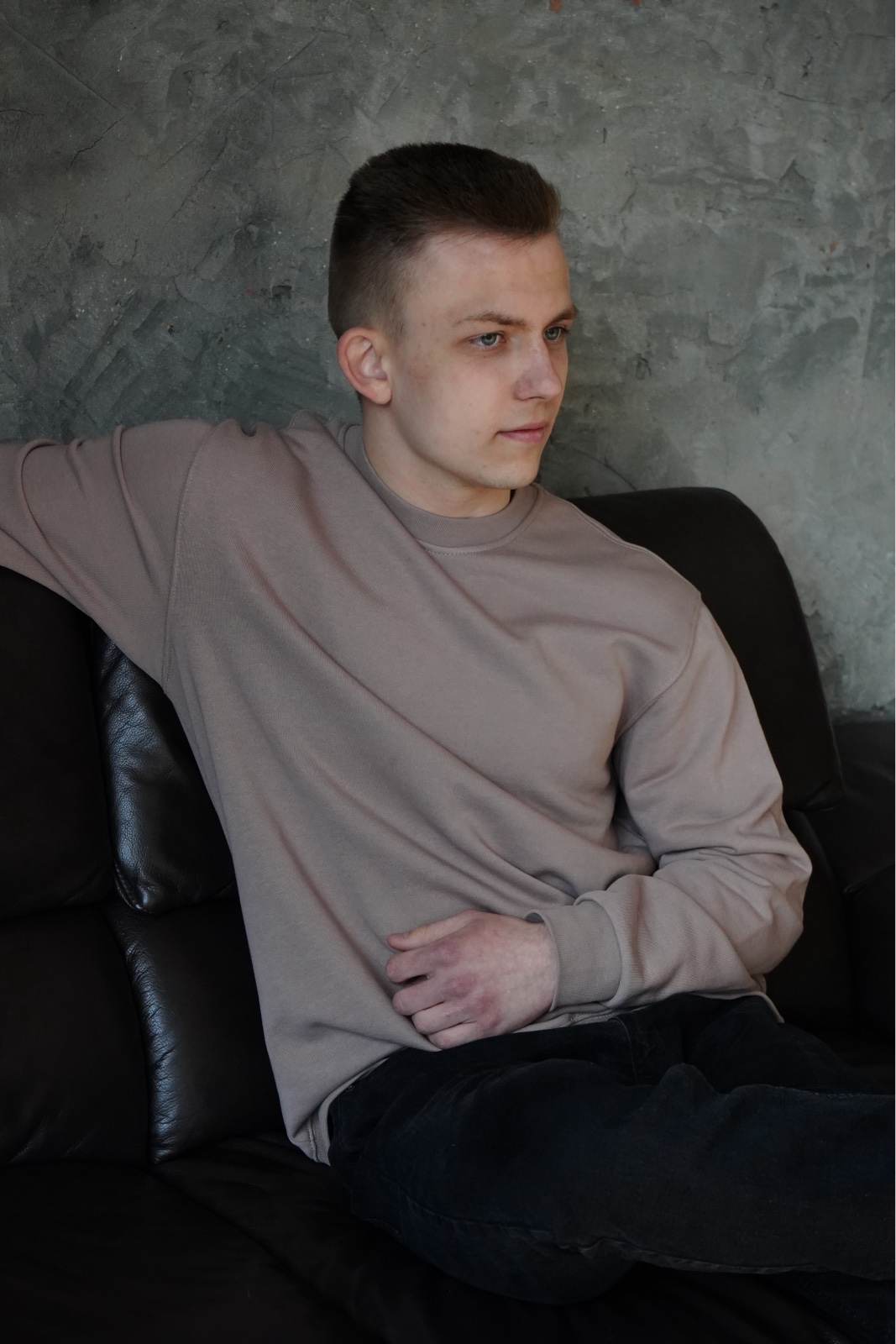 MBM Світшот mbm чистий мокко чоловічий