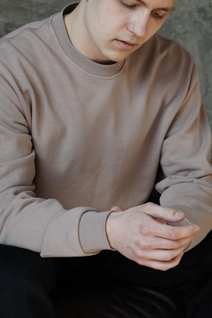 MBM Світшот mbm чистий мокко чоловічий