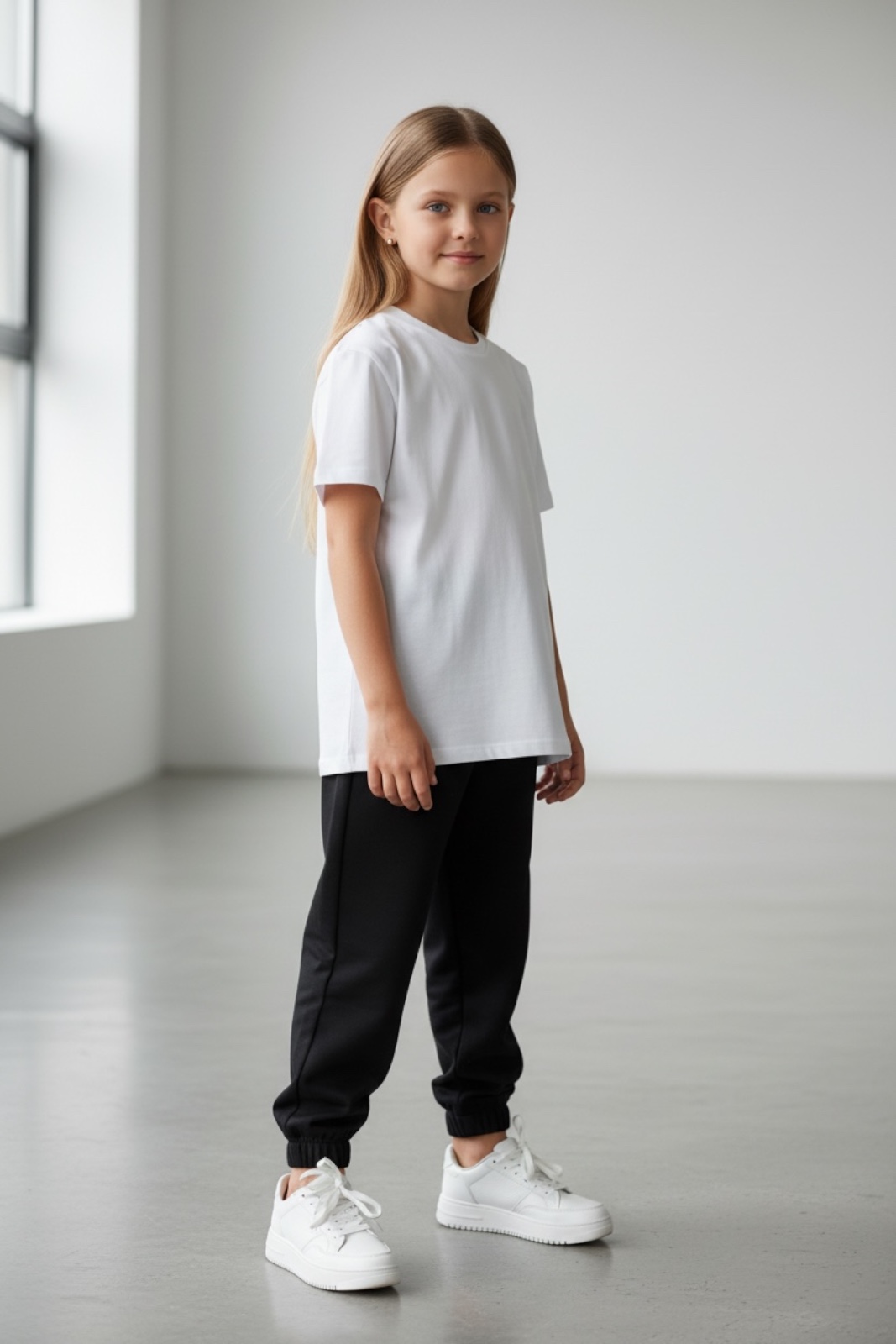 MBM Футболка mbm біла базова на дівчинку