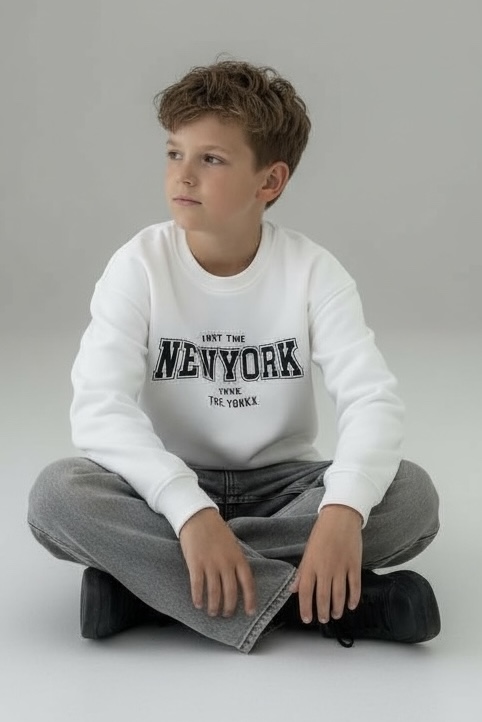 MBM Світшот mbm білий на хлопця