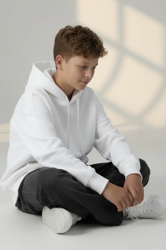 MBM Худі mbm біла  на хлопця