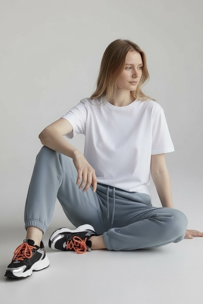 MBM Штани  споритивні mbm сірі жіночі теплі