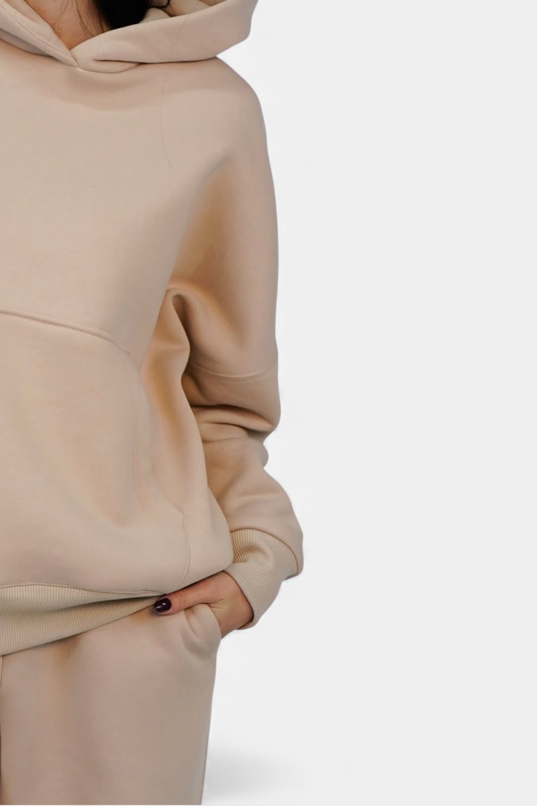 MBM Костюм mbm бежовий жіночій теплий