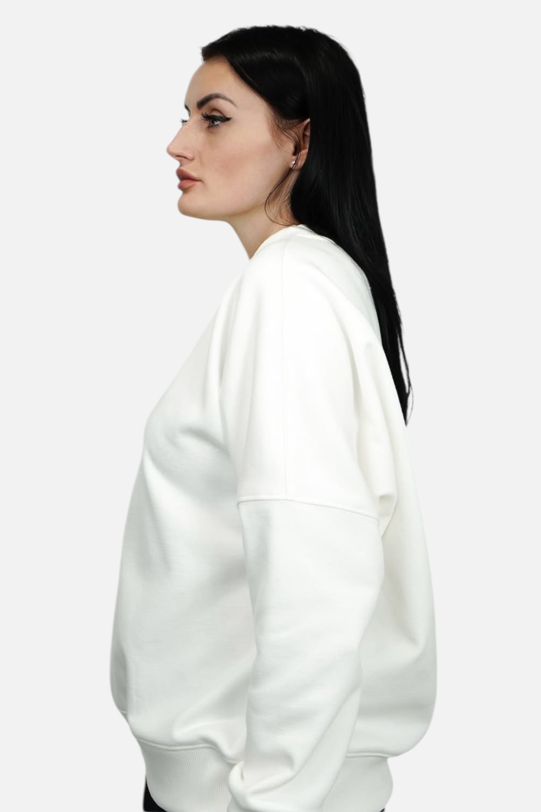 MBM Світшот mbm білий жіночий теплий