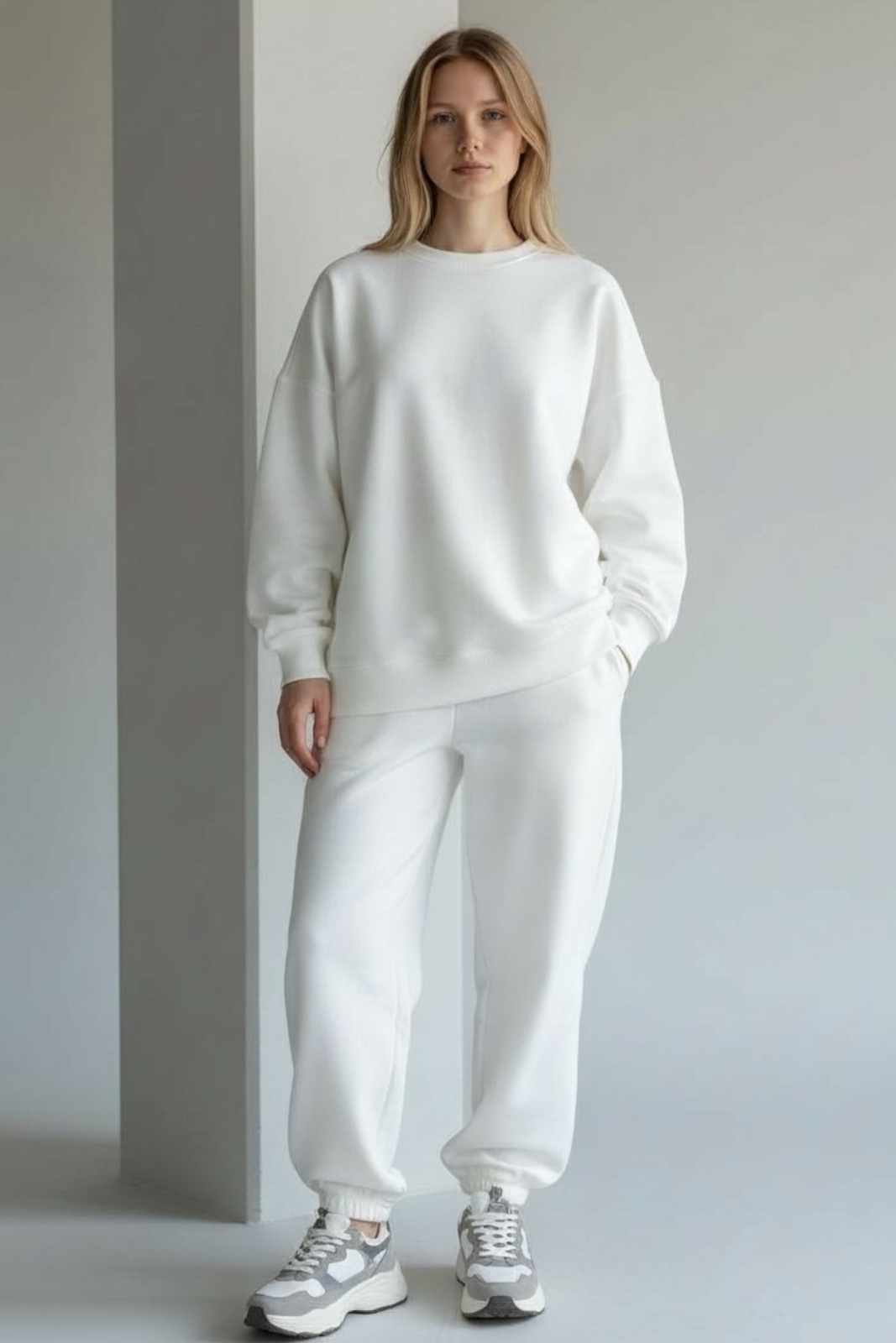 MBM Костюм mbm білий жіночий теплий