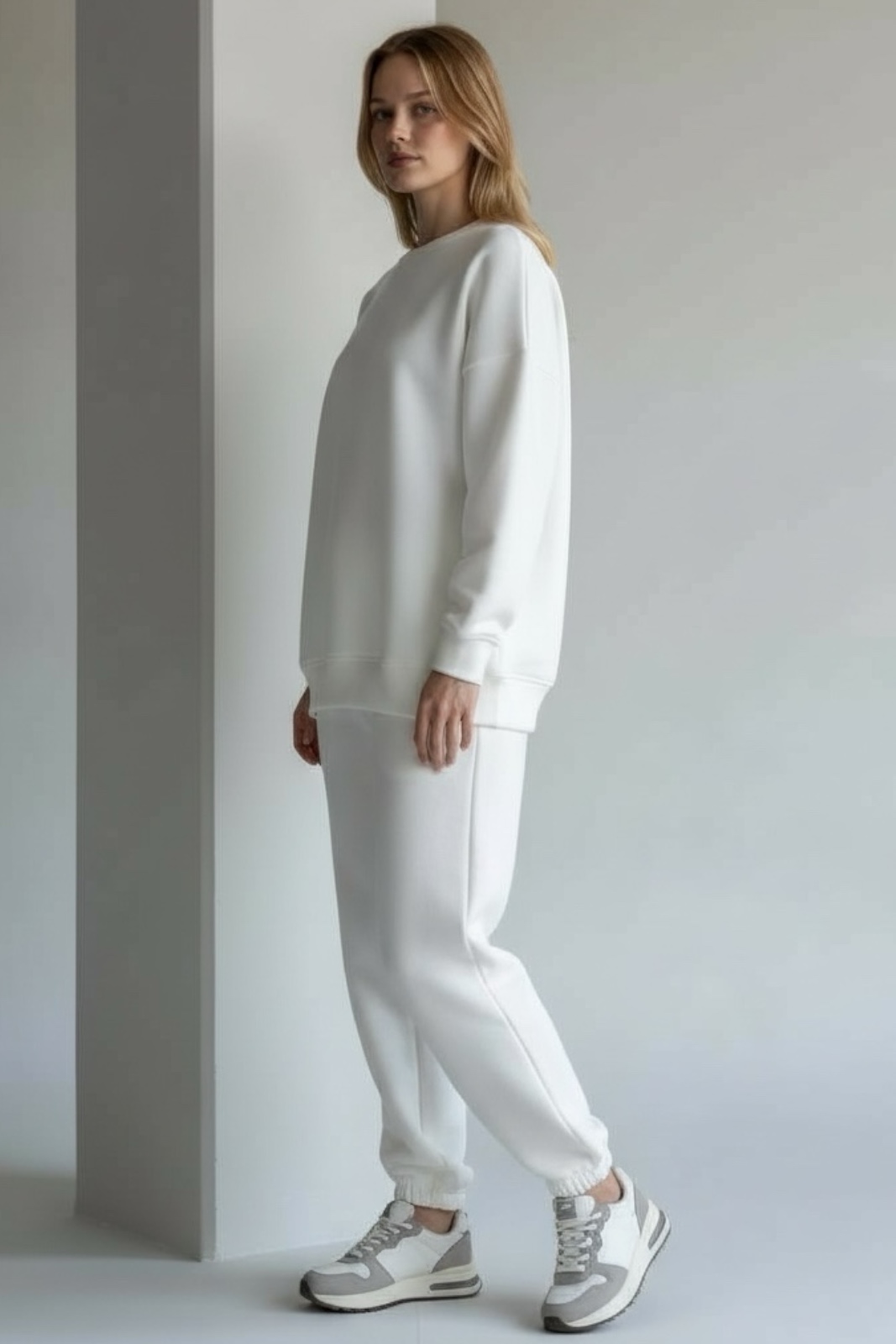 MBM Костюм mbm білий жіночий теплий