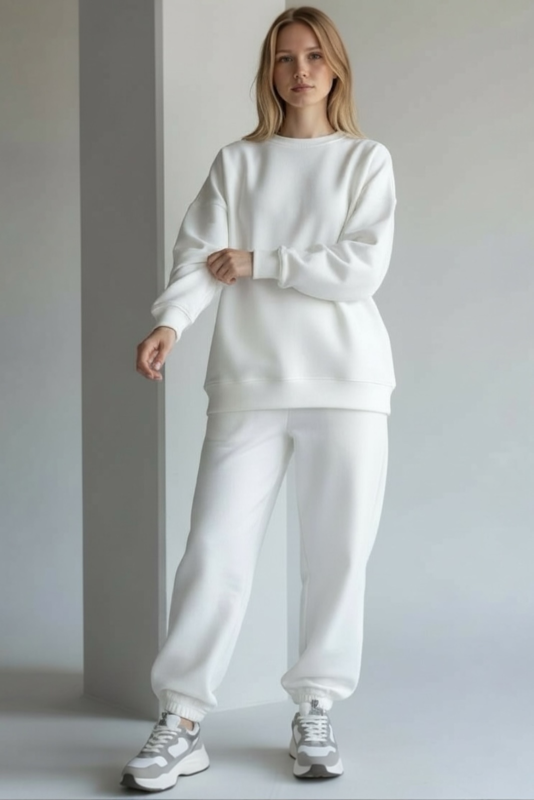 MBM Костюм mbm білий жіночий теплий