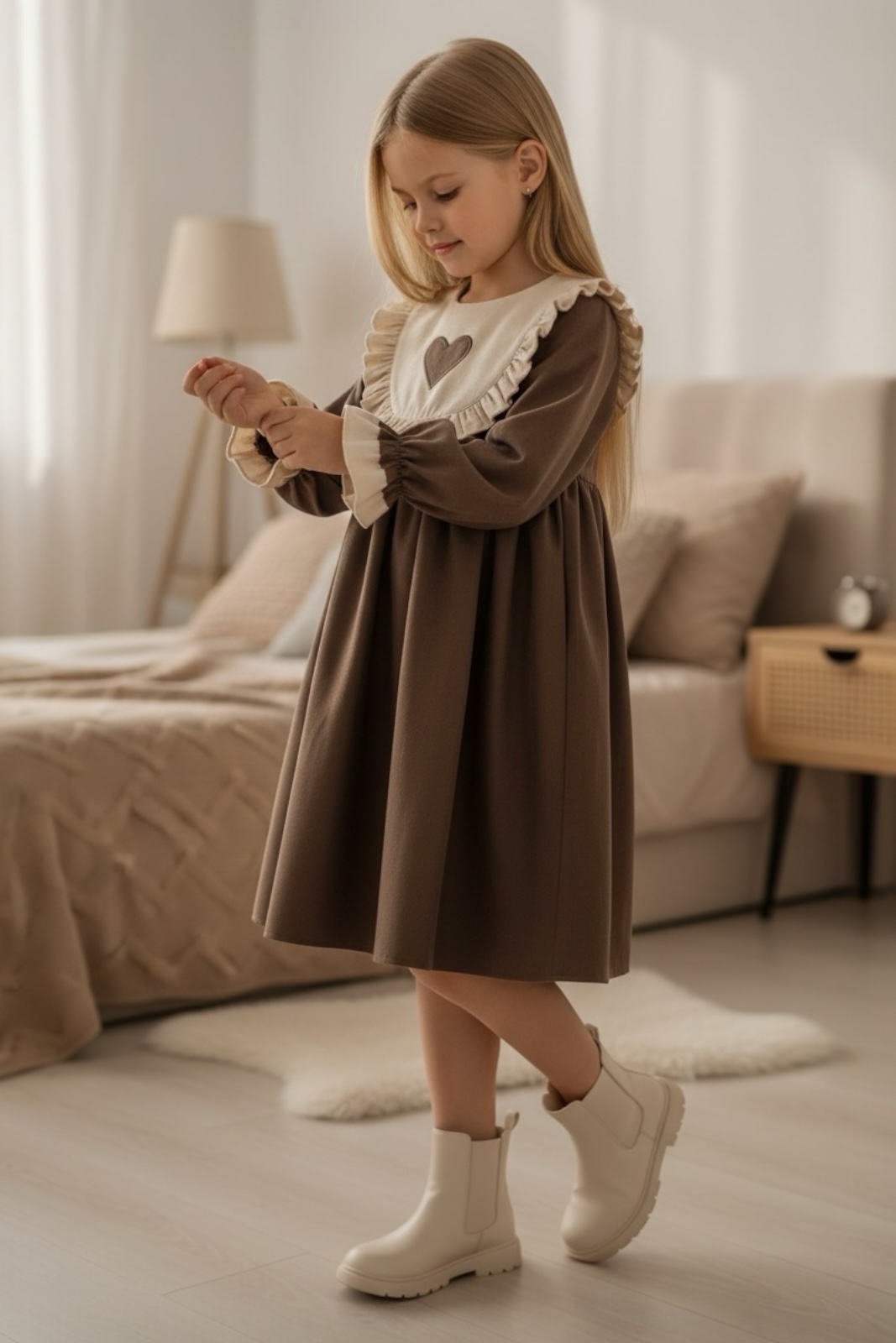 MBM Сукня mbm святкова для дівчинки микровельвет