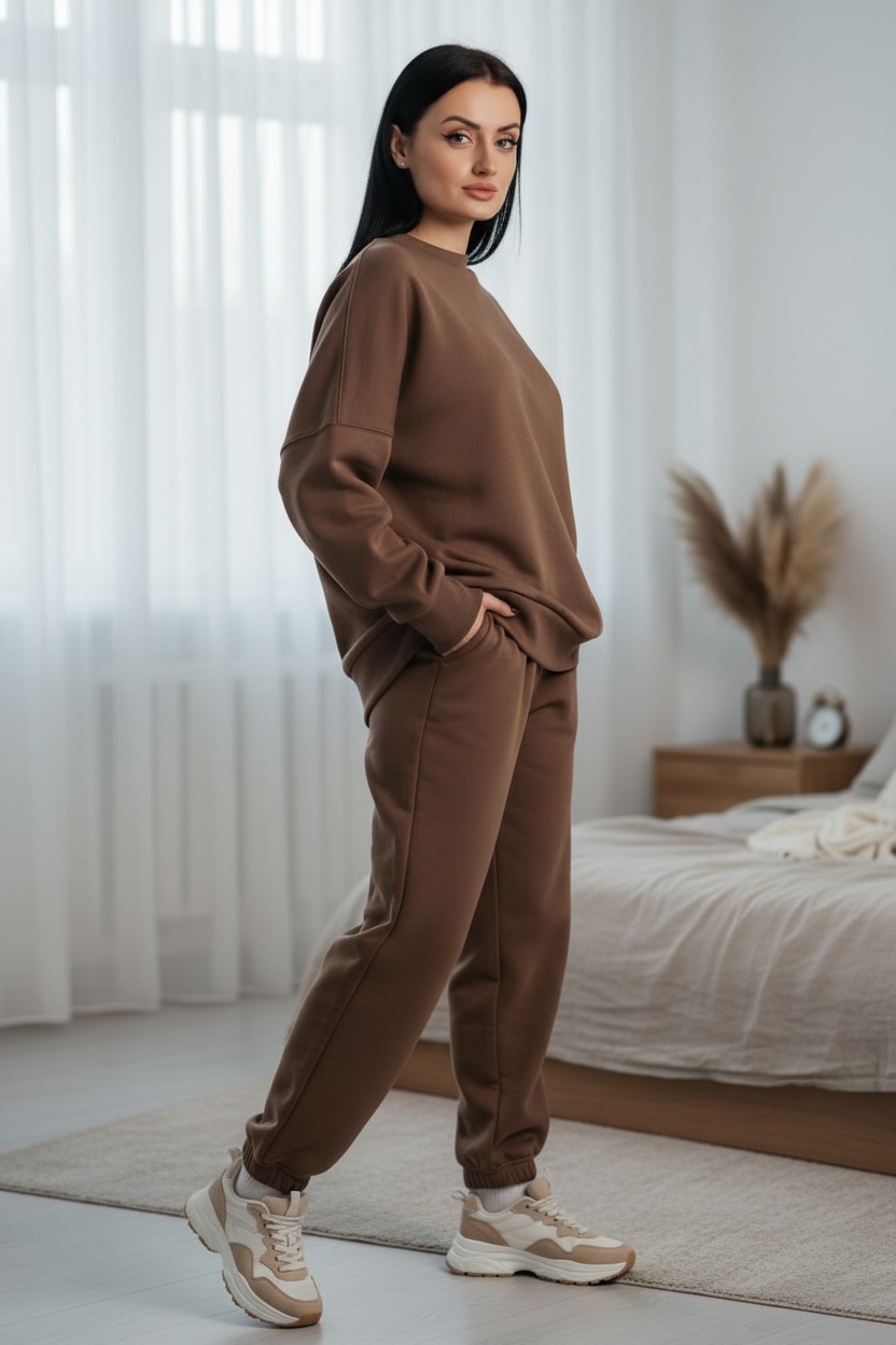 MBM Костюм mbm шоколад жіночий теплий