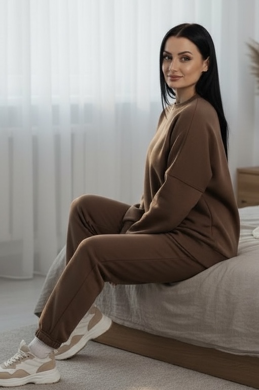 MBM Костюм mbm шоколад жіночий теплий