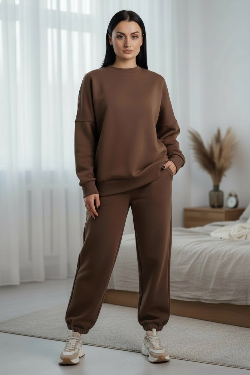 MBM Костюм mbm шоколад жіночий теплий