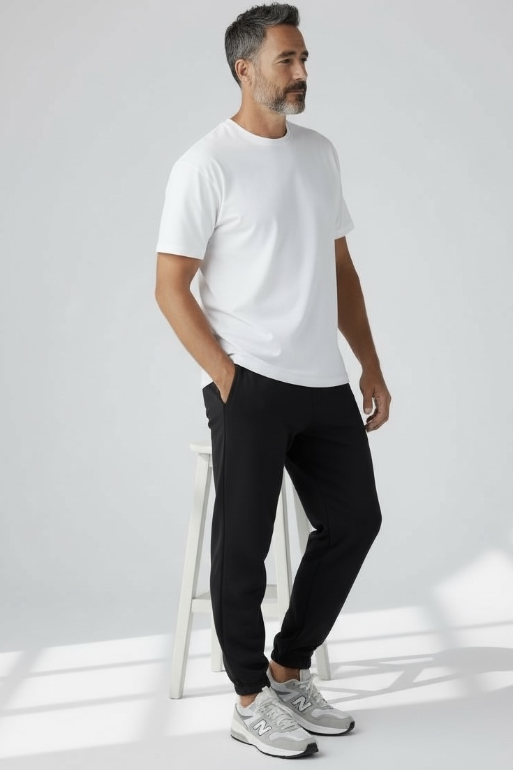 MBM Штани спортивні mbm чорні чоловічі