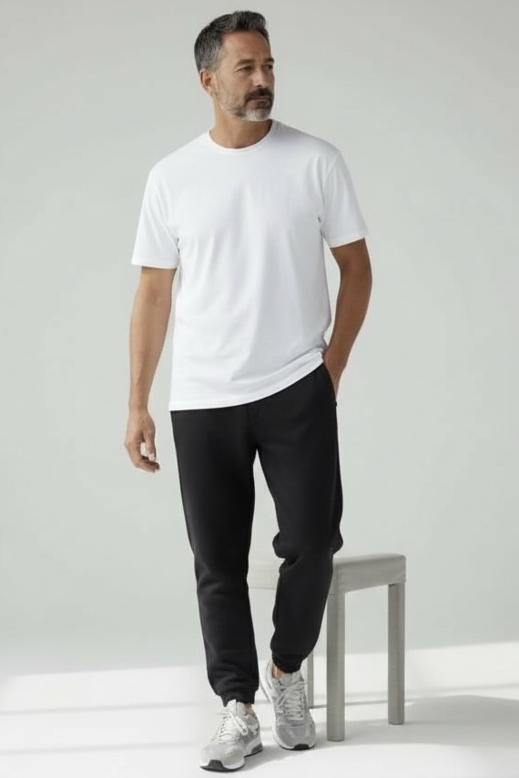 MBM Штани спортивні mbm чорні чоловічі