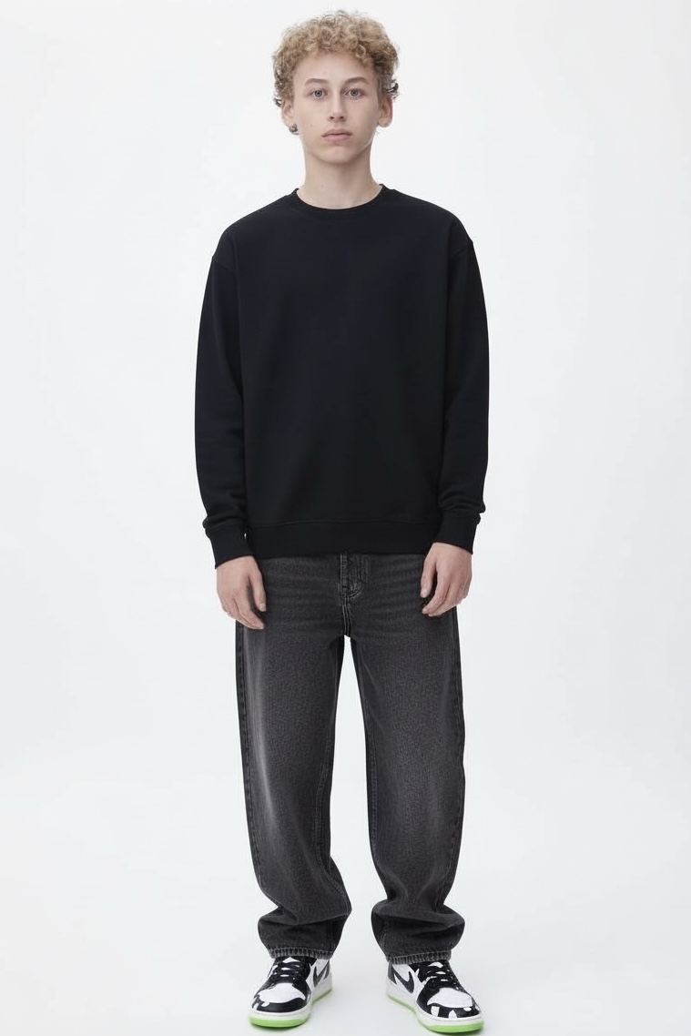 MBM Світшот mbm чорний для хлопців