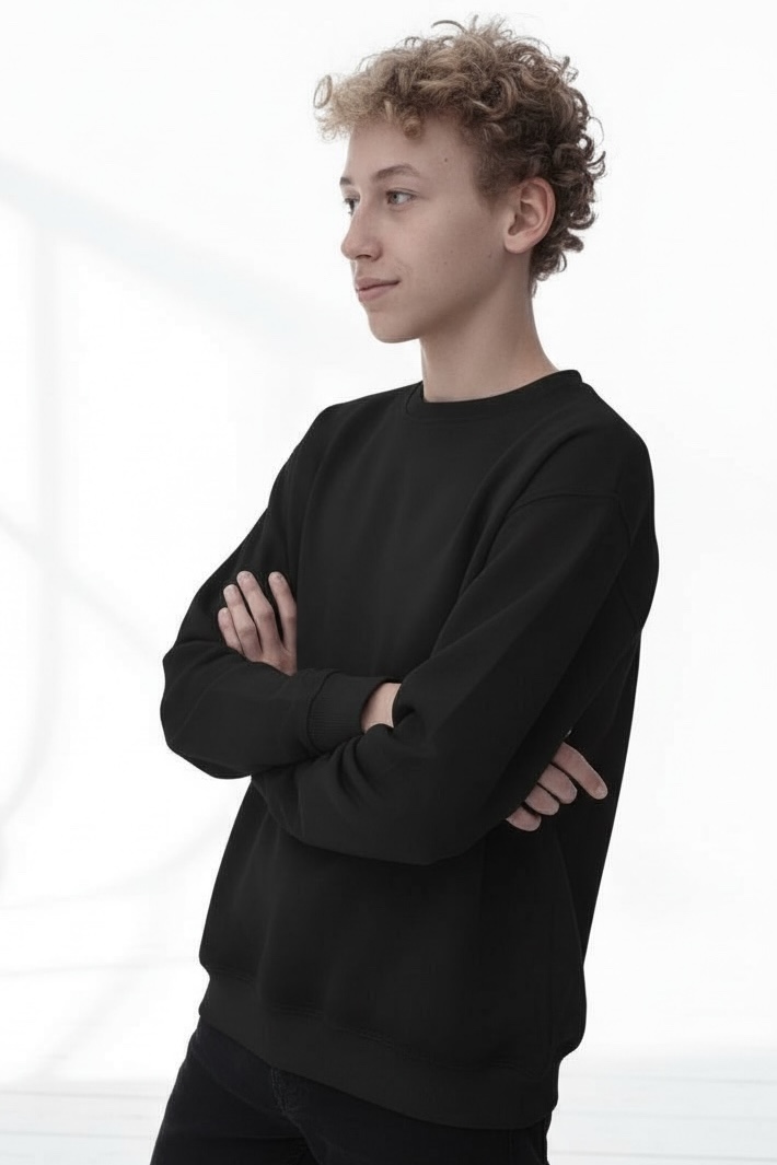 MBM Світшот mbm чорний для хлопців